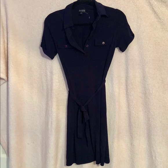 Enfocus Studio Dresses & Skirts - Navy blue collared dress
